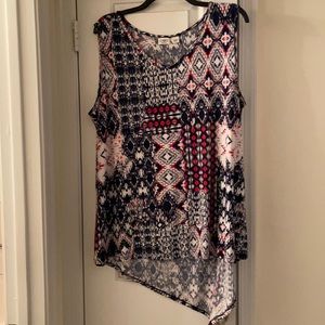 Catos gently used tunic. High low. Sz 22/24